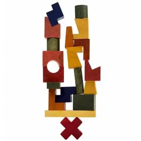 Bloques apilables Arco iris Wooden Story