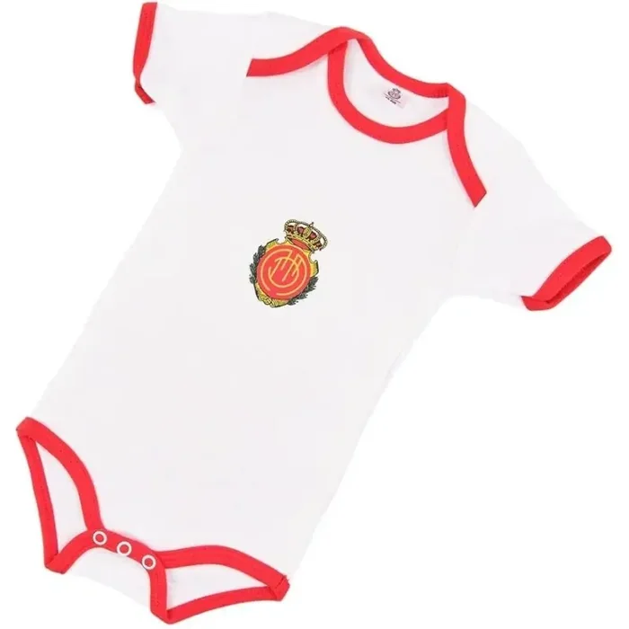 Body bebé Real Club Deportivo Mallorca blanco producto oficial