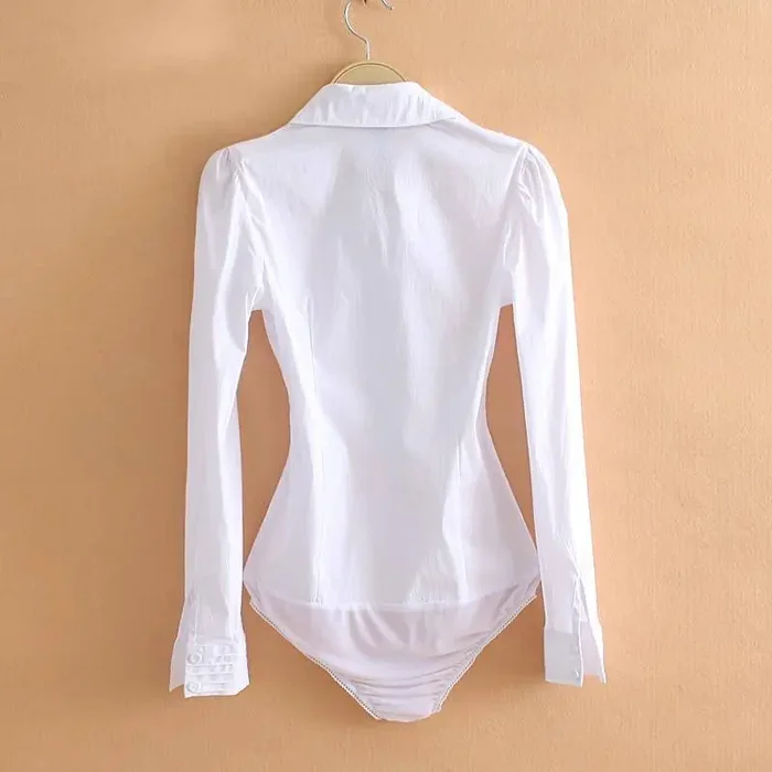 Body Elegante de Algodón con Botones