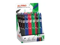 Boligrafo Alpino dot tinta aceite expositor de 24 unidades colores surtidos BB000413