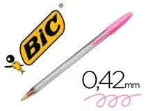 Boligrafo Bic Cristal Fun Rosa Punta 1,6 Mm 929056