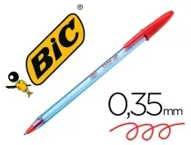 Boligrafo Bic Cristal Soft Rojo Punta De 1,2 Mm 9185201