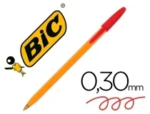 Boligrafo Bic Naranja Fine Original Rojo 8099241