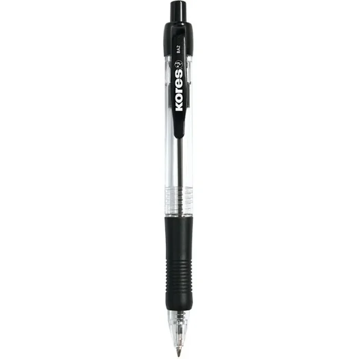BOLIGRAFO KORES BA2 0.7MM NEGRO