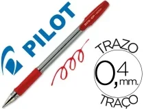 Boligrafo Pilot Bpsgp Rojo Sujecion De Caucho Tinta Base De Aceite Con Ngpr