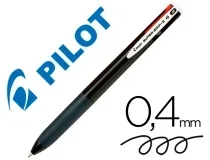 Boligrafo Pilot Super Grip G 4 Colores Retractil Sujecion De Caucho Tinta Nsg4n , Negro