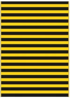 BOLSA CARNAVAL PP 65X90CM G/250 RAYAS AMARILLA NEGRA ABEJA BASURA ESPECIAL DISFRAZ 00072101