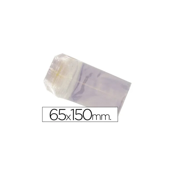Bolsa celofan 65×150 mm paquete 100 unidades
