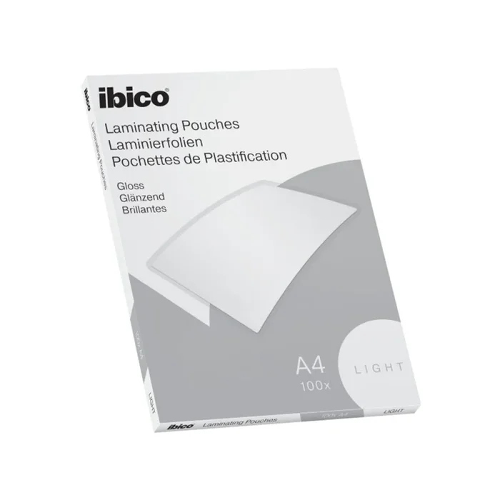 Bolsa de plastificar ibico din a4 light caja de 100 unidades