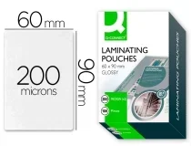 Bolsa De Plastificar Qconnect 90 X 60 Mm 200 Mc Carnet De Kf01210