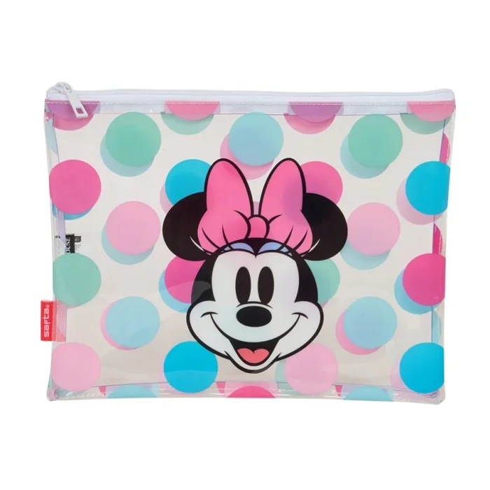 Bolso de verano safta minnie mouse beach 230×300 mm