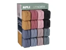 Bolso escolar portatodo Apli up north silicona colores surtidos 75x185x55 mm 19498