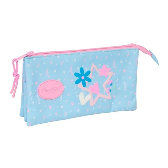 Bolso escolar portatodo safta triple blackfit8 smile 120x220x30 mm