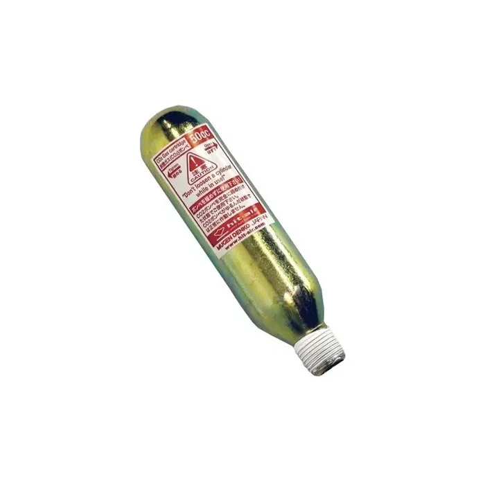 Bombona recarga CO2 50CC Hitair para chaleco protector hinchable