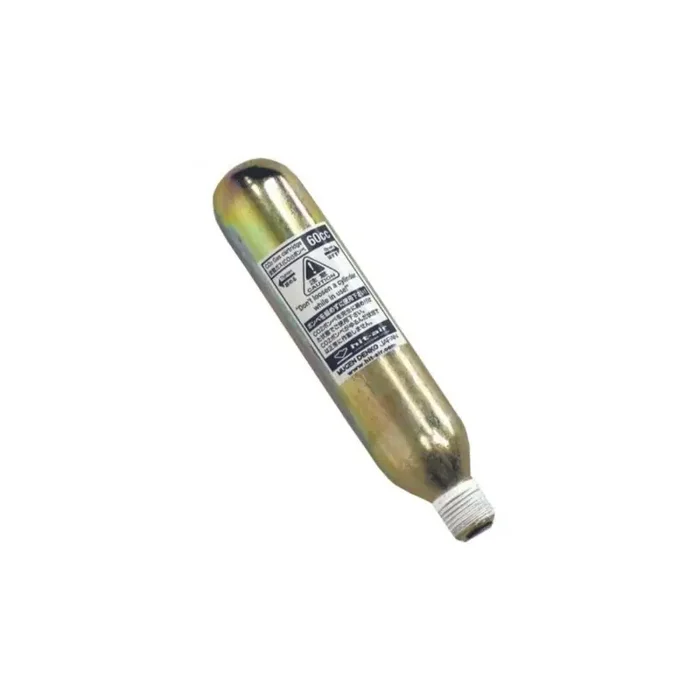 Bombona recarga CO2 60CC Hitair para chaleco protector hinchable