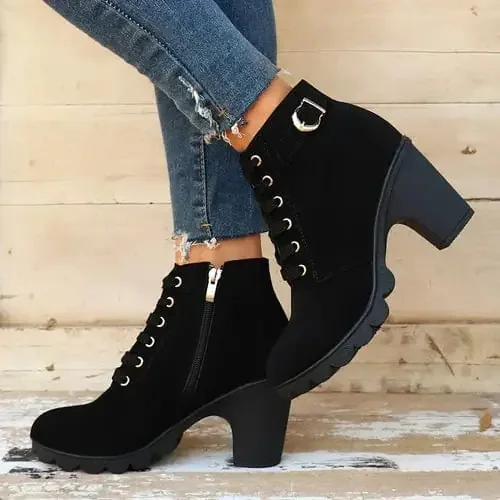 Botas femeninas cómodas con soporte óptimo