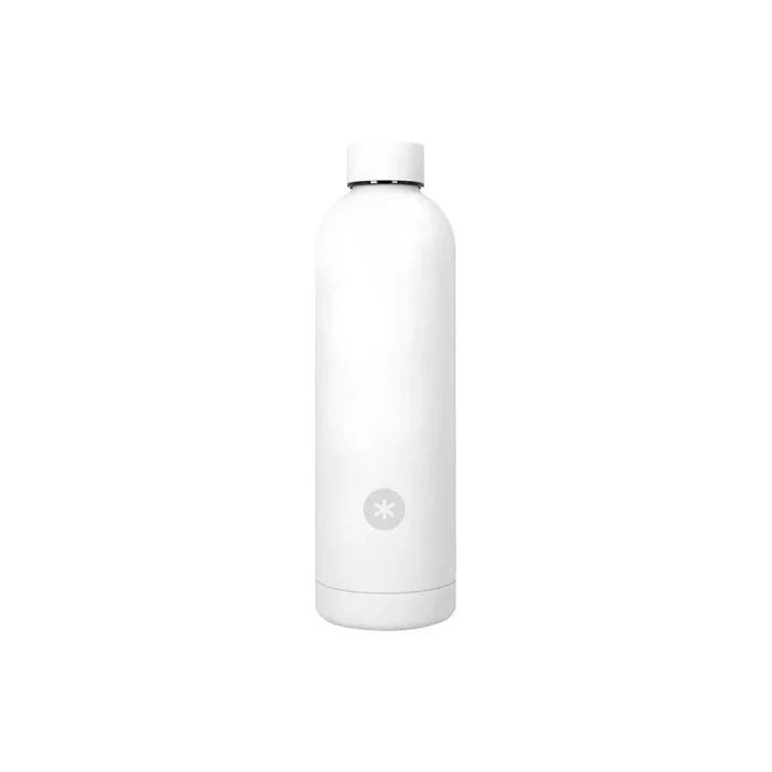 Botella portaliquidos antartik isotermica acero inoxidable libre de bpa color blanco 750 ml