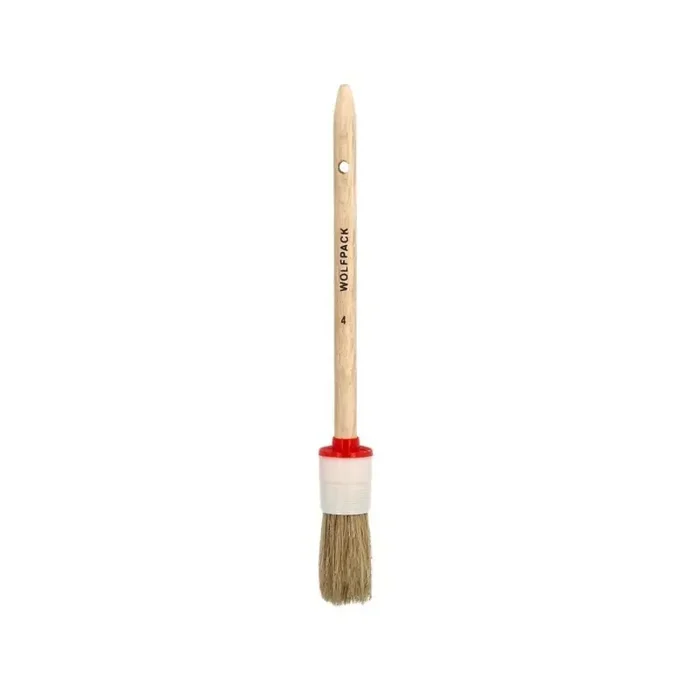 Brocha Brico Redonda Cerda Blanca N.º 4
