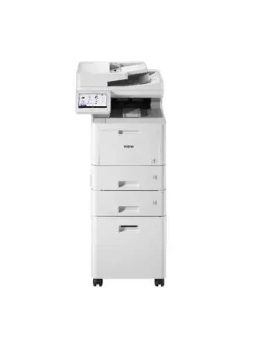 Brother MFC-L9630CDNTZ Impresora Multifuncion Laser Color Duplex Fax 40ppm + Bandeja Adicional 500 Hojas + Mesa Pedestal