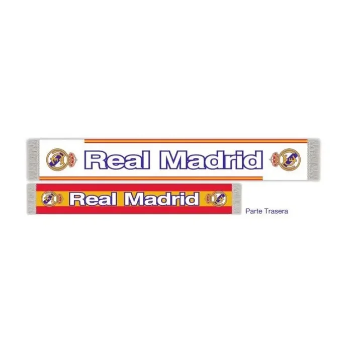 Bufanda Real Madrid con diseño doble – Comprar bufanda tienda productos oficiales del Real Madrid