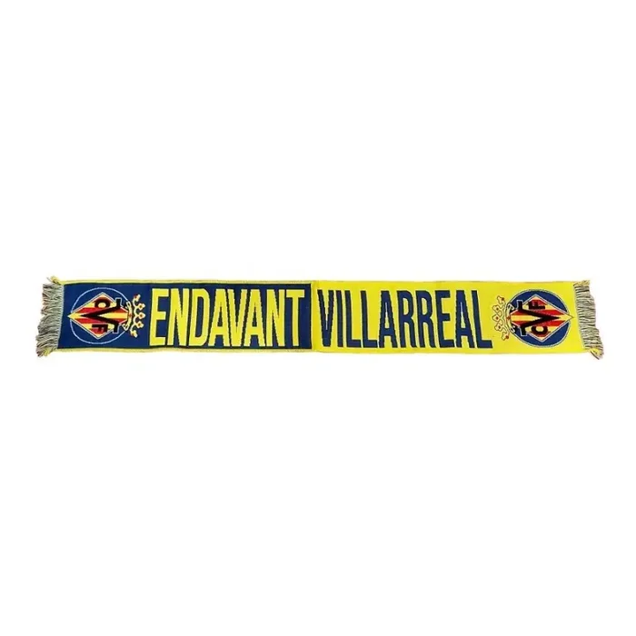 Bufanda Villarreal Club de Fútbol leyenda Endavant 130x20cm