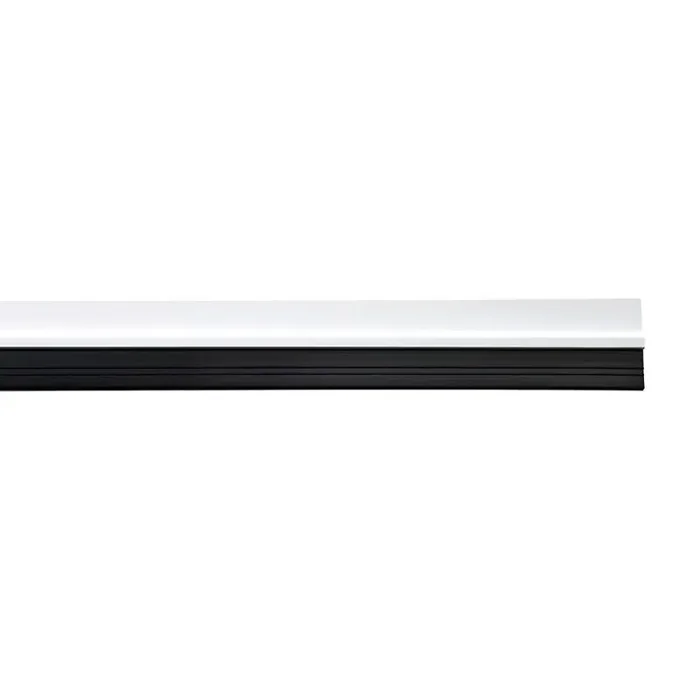 Burlete Puerta PVC Blanco Con Goma 1 Metro