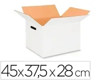Caja Para Embalar Qconnect Americana Ultra Resistente Con Asas Carton Canal Doble Kf14096