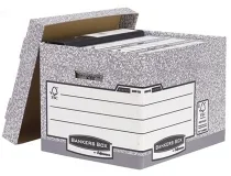 Cajon Fellowes Carton Reciclado Para Almacenamiento De Archivo Capacidad 4 Cajas De 00810ffeu