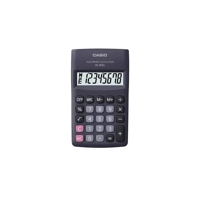 Calculadora Casio HL-815L-BK-W tamaño bolsillo 8 digitos