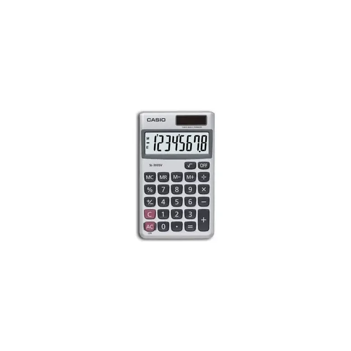 Calculadora Casio Sl-300SV con funda 8 dígitos solar – Tienda casio