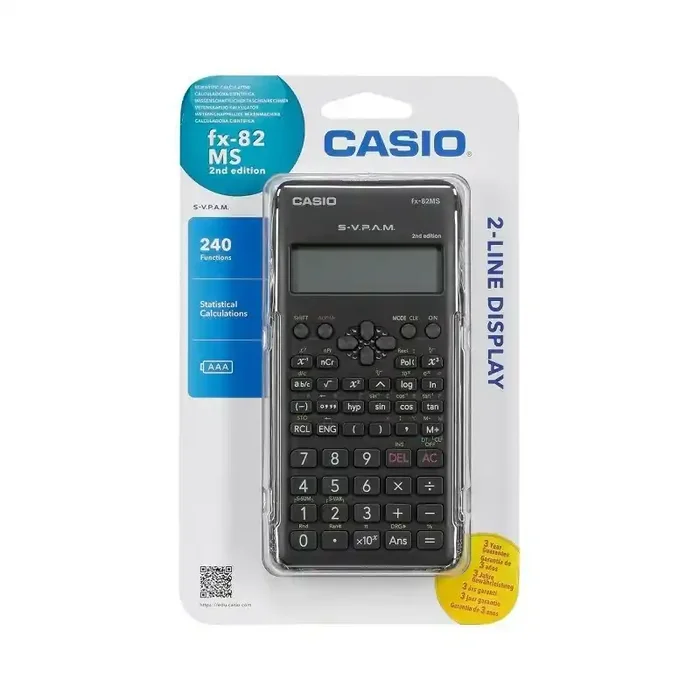 Calculadora cientifica Casio FX-82MS segunda edición