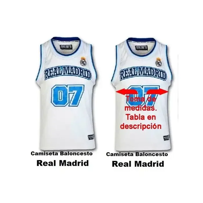 Camiseta baloncesto Real Madrid – Tienda Real Madrid productos oficiales