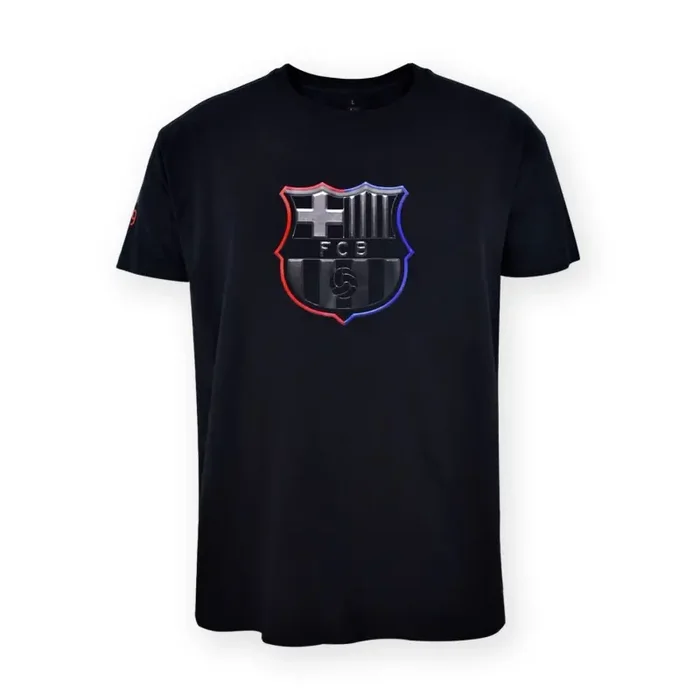 Camiseta Fútbol Club Barcelona Black algodón producto oficial talla infantil