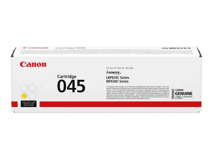 Canon 045 Amarillo Cartucho de Toner Original – 1239C002
