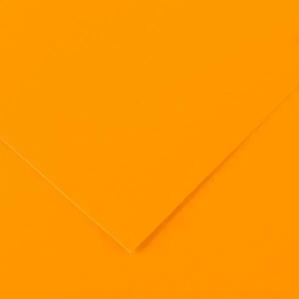 Canson Guarro Pack de 25 Cartulinas Iris A4 de 185g – 50x65cm – Color Naranja Fluo