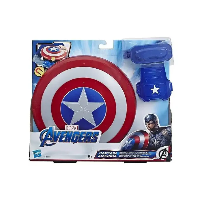 Capitán América guante magnético y escudo Hasbro Avengers