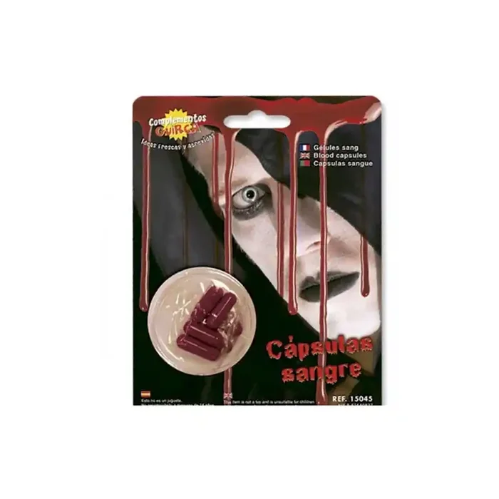Cápsula de sangre para disfraz – Comprar tienda disfraces baratos – Disfraces de Halloween