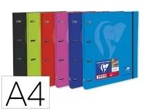 Carpeta Clairefontaine mimesys 4 anillas 20 mm carton forrado Din A4 con 130943C , surtidos
