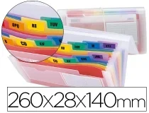 Carpeta Clasificadora fuelle Pequeña 260×140 para recibos Spectrafile