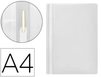 Carpeta Dossier Fastener Plastico Qconnect Din A4 Blanco Kf01658