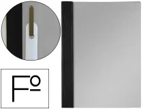 Carpeta Dossier Fastener Pvc Esselte Folio Negro 13209