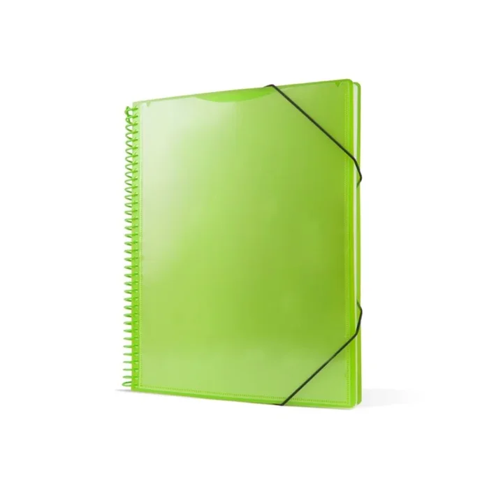 CARPETA FUNDAS A4 30 FUNDAS PERSONALIZABLE VERDE