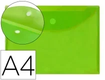 Carpeta Liderpapel Dossier A4 Cierre De Velcro Verde 35990