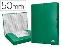 Carpeta Proyectos Liderpapel Folio Lomo 50mm Carton Forradoverde 25284