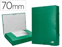 Carpeta Proyectos Liderpapel Folio Lomo 70mm Carton Forrado Verde 25289