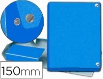 Carpeta Proyectos Pardo Folio Lomo 150 Mm Carton Forrado Azul Con Broche 971503