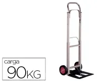 Carretilla Portapaquetes Qconnect Con Ruedas Plegablesen Aluminio Carga 90 Kg 1110x390x410 Mm Kf19299
