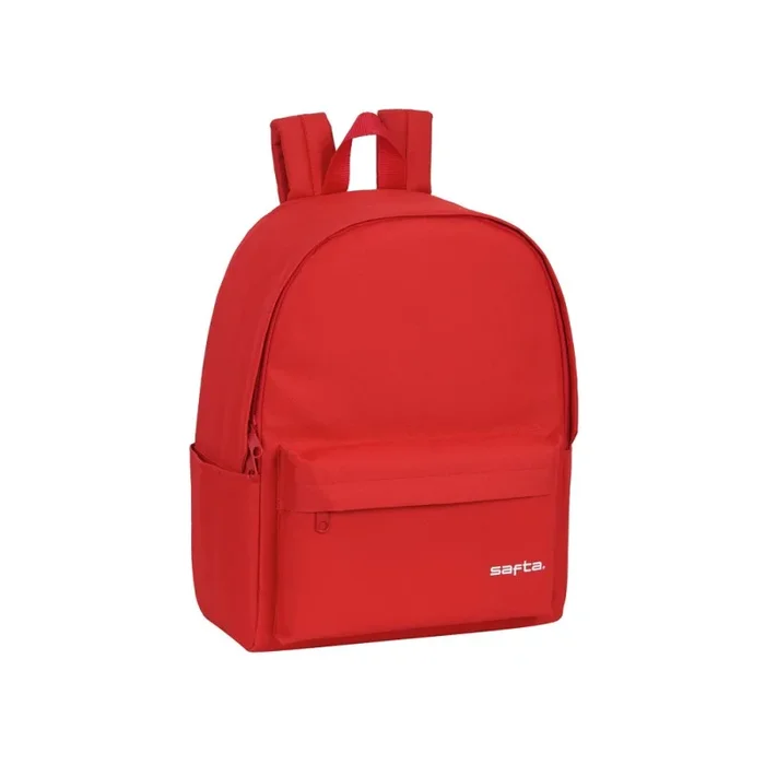 Cartera escolar safta day pack ordenador 14,1″ basic rojo 310x160x400 mm»