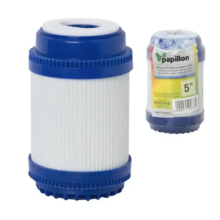 Cartucho Filtro Agua Carbón Activo 5″