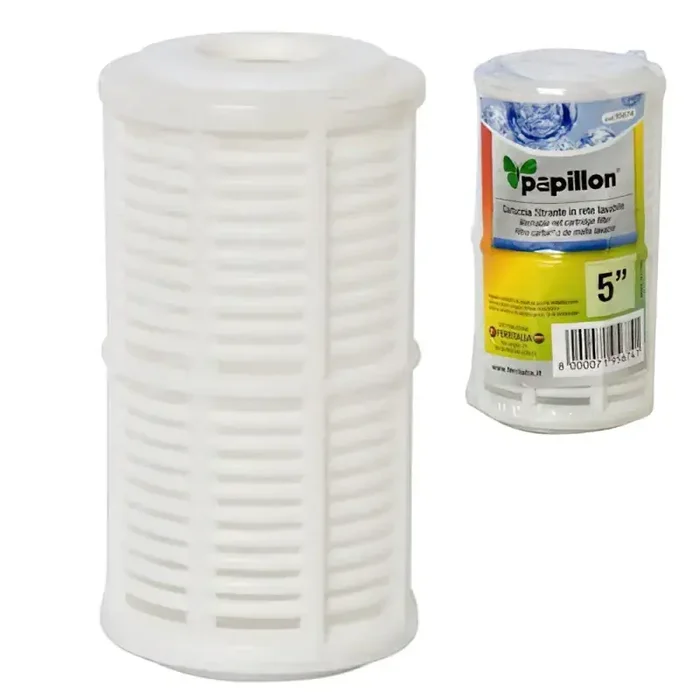 Cartucho Filtro Agua Malla Lavable 5″